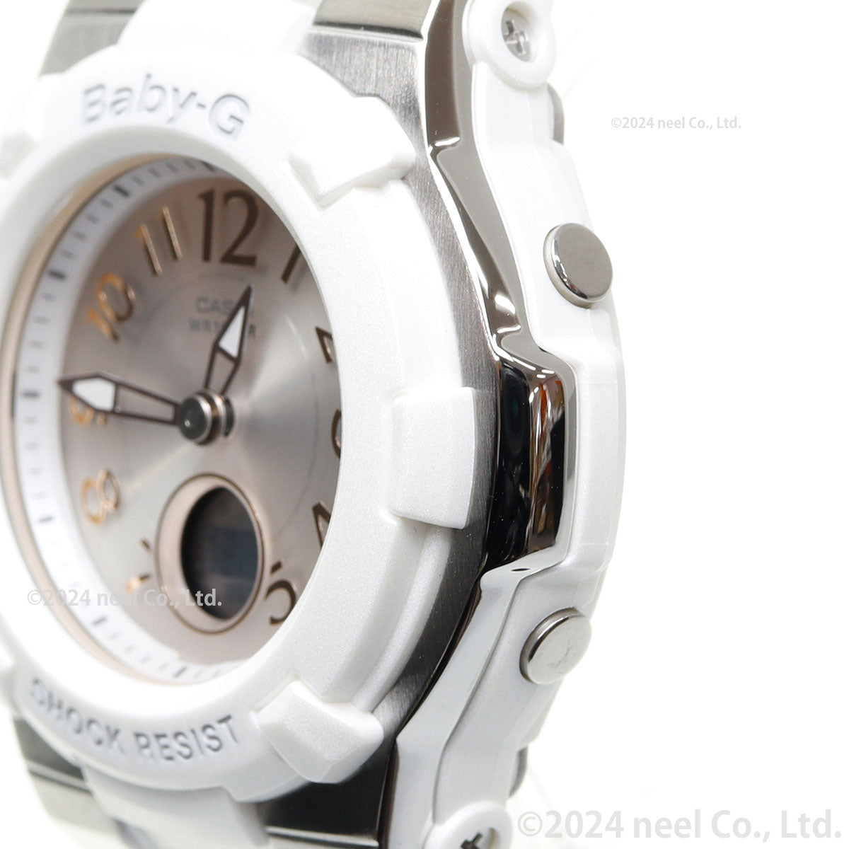 BABY-G カシオ ベビーG レディース 電波 ソーラー 腕時計 タフソーラー BGA-1100-7B2JF ホワイト【2024 新作】