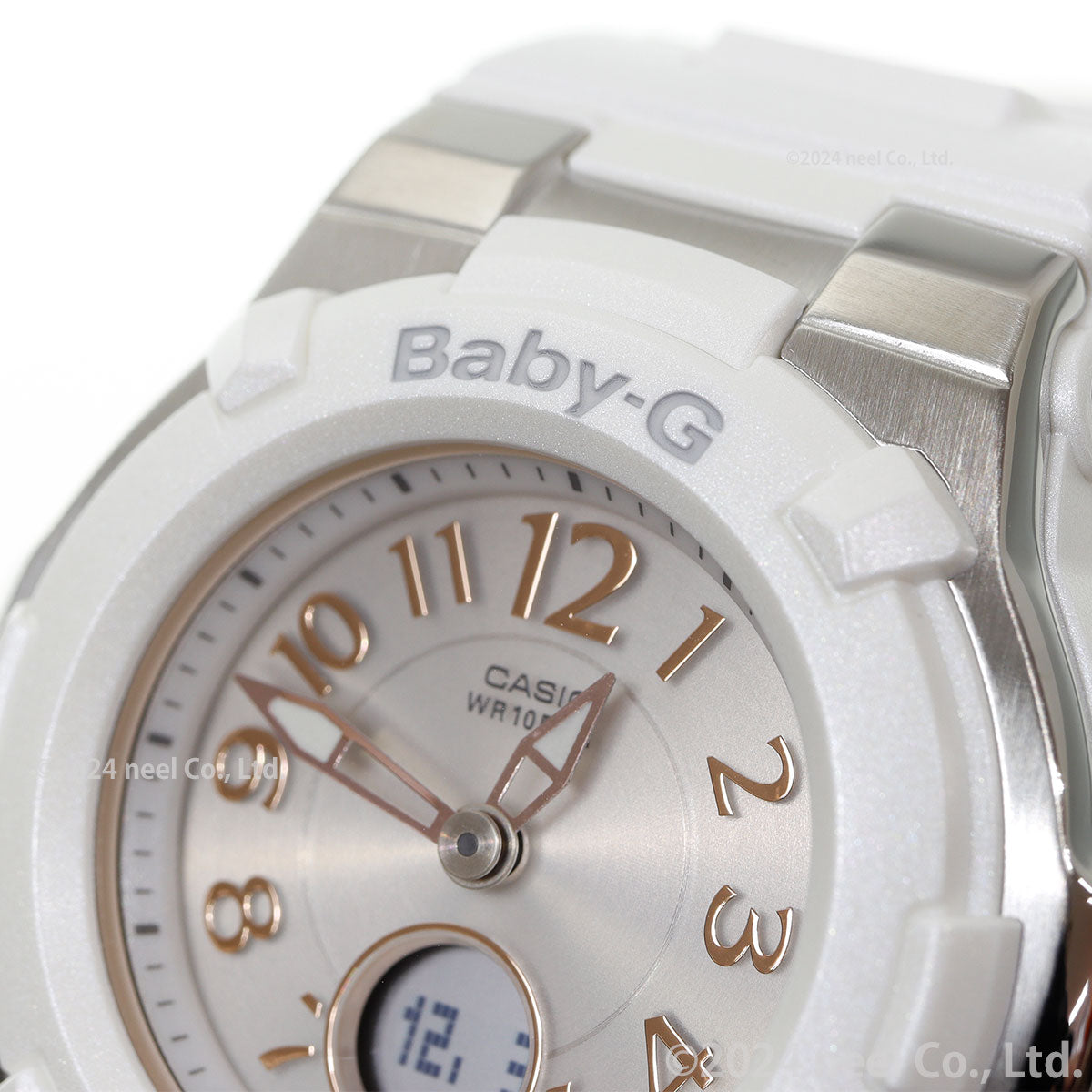BABY-G カシオ ベビーG レディース 電波 ソーラー 腕時計 タフソーラー BGA-1100-7B2JF ホワイト【2024 新作】