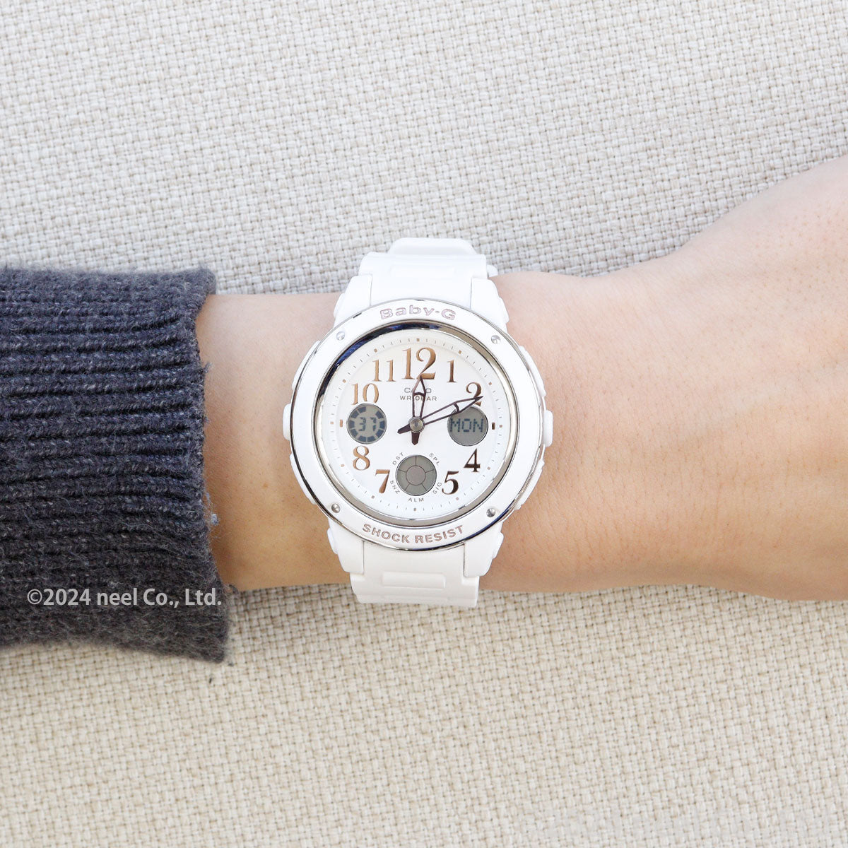 CASIO BABY-G カシオ ベビーG 腕時計 レディース ホワイト アナデジ BGA-150EF-7BJF