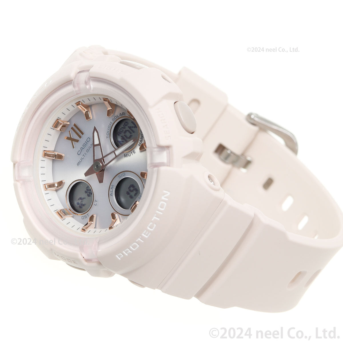 カシオ BABY-G ベビーG レディース 腕時計 電波 ソーラー タフソーラー BGA-2800-4A2JF ピンクベージュ