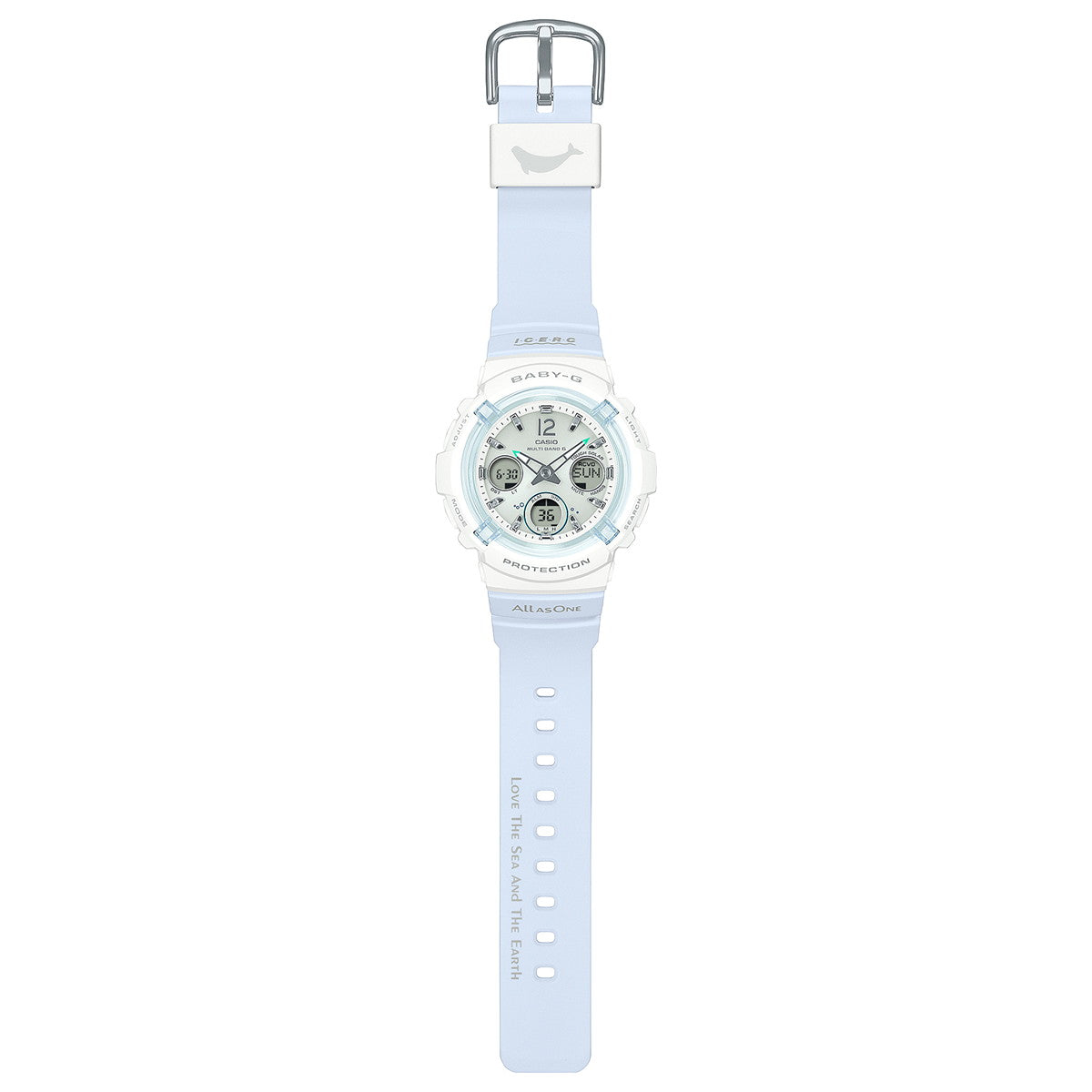BABY-G カシオ ベビーG レディース 電波 ソーラー 腕時計 タフソーラー BGA-2800K-7AJR Love The Sea And The Earth スナメリ【2025 新作】
