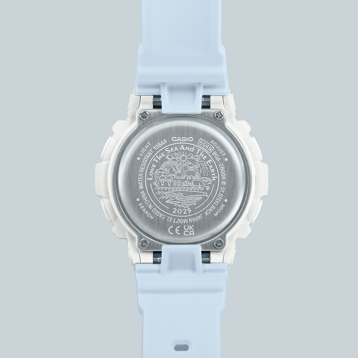 BABY-G カシオ ベビーG レディース 電波 ソーラー 腕時計 タフソーラー BGA-2800K-7AJR Love The Sea And The Earth スナメリ【2025 新作】