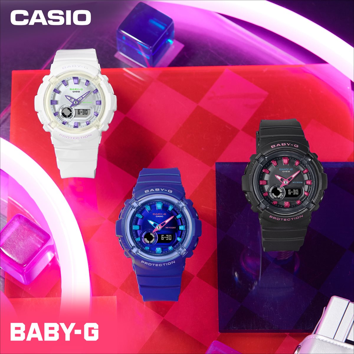 BABY-G カシオ ベビーG レディース オンライン限定モデル 腕時計 BGA-280DN-1AJF ブラック【2024 新作】