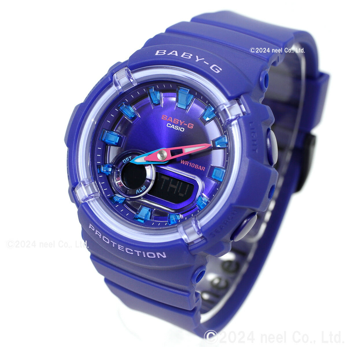 BABY-G カシオ ベビーG レディース オンライン限定モデル 腕時計 BGA-280DN-2AJF ブルー【2024 新作】