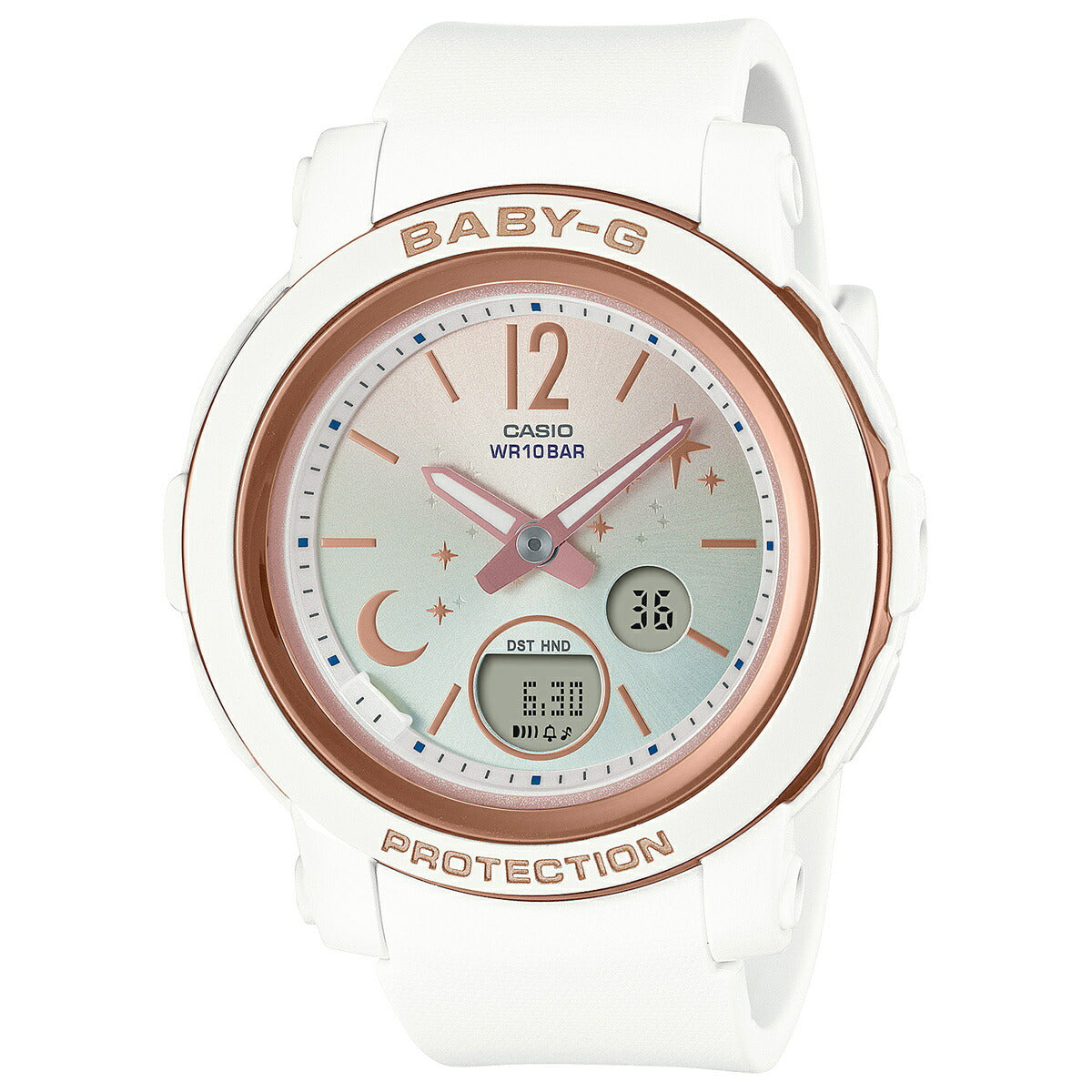 BABY-G カシオ ベビーG レディース 腕時計 BGA-290DS-7AJF ホワイト