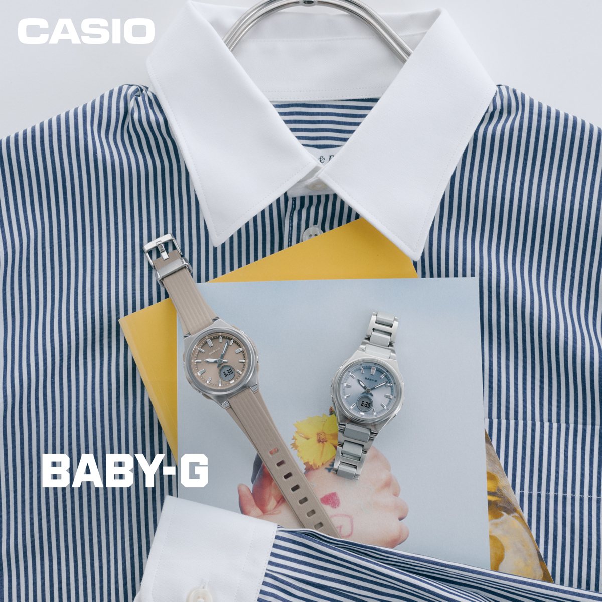 BABY-G カシオ ベビーG レディース 電波 ソーラー 腕時計 タフソーラー BGA-3000-5AJF【2026 新作】