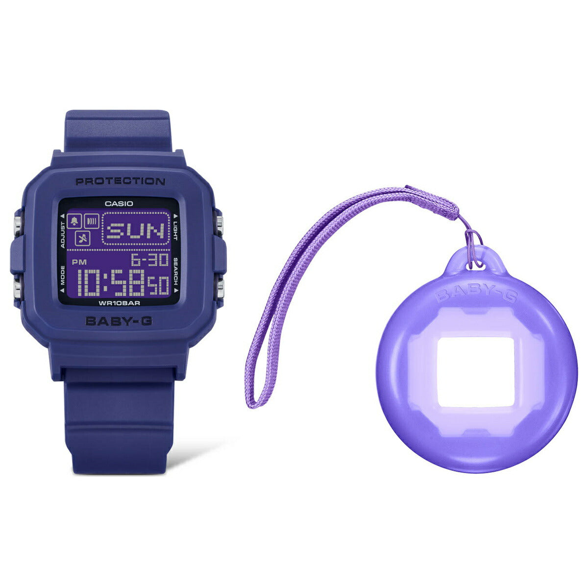 BABY-G+PLUS カシオ ベビーG レディース デジタル 限定モデル 腕時計 BGD-10K-2JR ベイビージープラス 時計ホルダー付属【2024 新作】