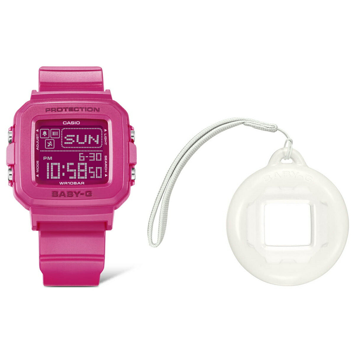 BABY-G+PLUS カシオ ベビーG レディース デジタル 限定モデル 腕時計 BGD-10K-4JR ベイビージープラス 時計ホルダー付属【2024 新作】