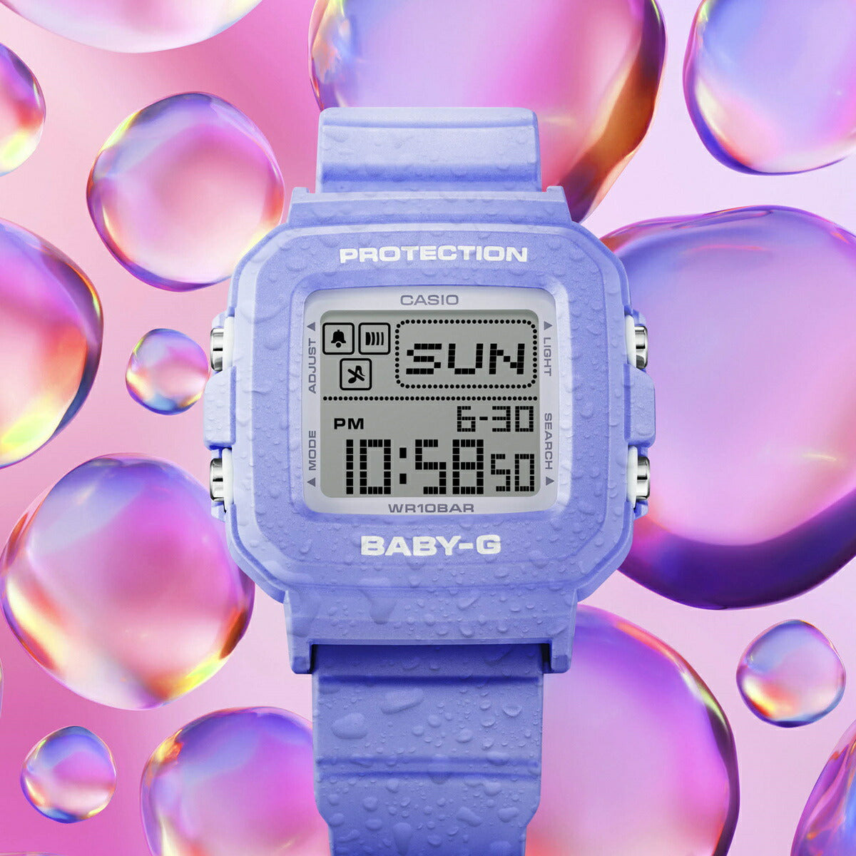 BABY-G+PLUS カシオ ベビーG レディース デジタル 限定モデル 腕時計 BGD-10K-6JR ベイビージープラス 時計ホルダー付属【2024 新作】
