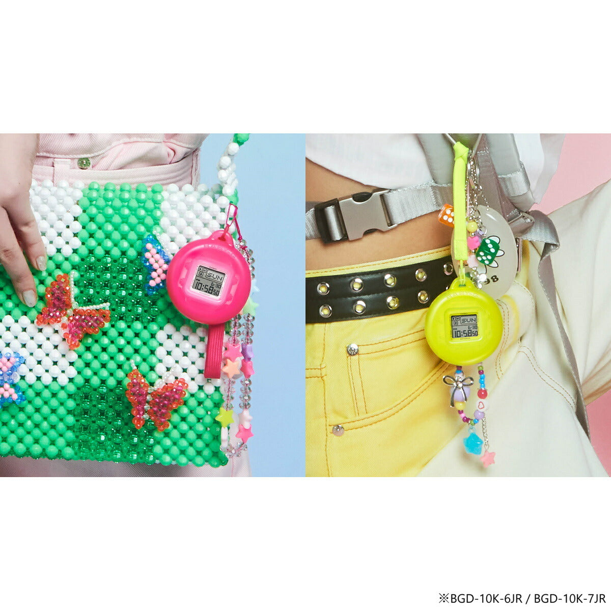 BABY-G+PLUS カシオ ベビーG レディース デジタル 限定モデル 腕時計 BGD-10K-6JR ベイビージープラス 時計ホルダー付属【2024 新作】