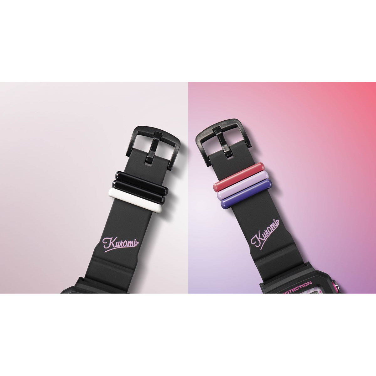 BABY-G+PLUS カシオ ベビーG レディース デジタル クロミ コラボ 限定モデル 腕時計 BGD-10KKM-1JR ベイビージープラス ストラップ付専用ホルダー付属【2024 新作】