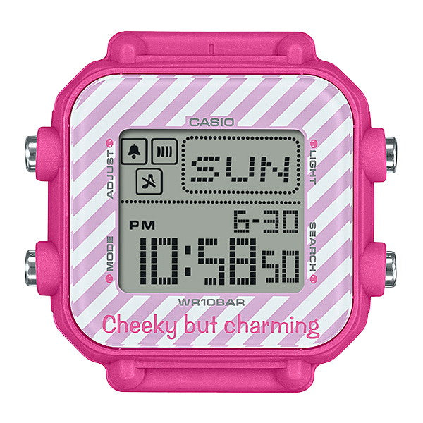 BABY-G+PLUS カシオ ベビーG レディース デジタル クロミ コラボ 限定モデル 腕時計 BGD-10KKM-1JR ベイビージープラス ストラップ付専用ホルダー付属【2024 新作】