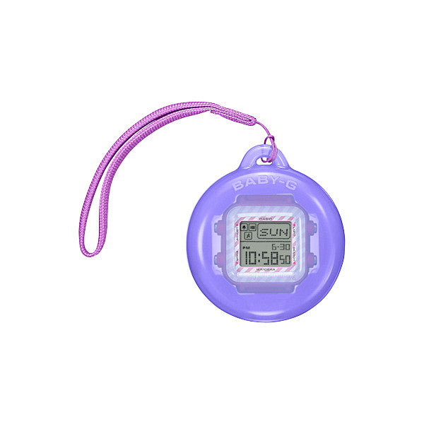 BABY-G+PLUS カシオ ベビーG レディース デジタル クロミ コラボ 限定モデル 腕時計 BGD-10KKM-1JR ベイビージープラス ストラップ付専用ホルダー付属【2024 新作】