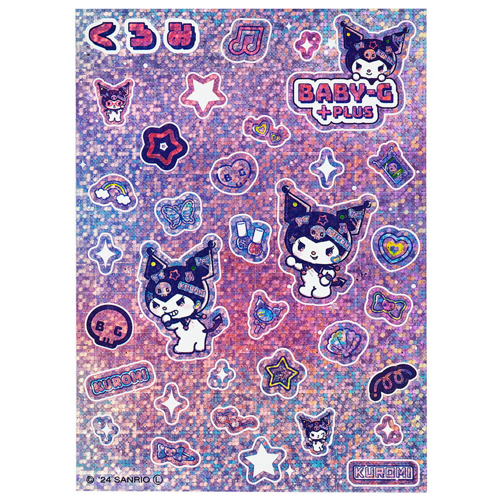 BABY-G+PLUS カシオ ベビーG レディース デジタル クロミ コラボ 限定モデル 腕時計 BGD-10KKM-1JR ベイビージープラス ストラップ付専用ホルダー付属【2024 新作】
