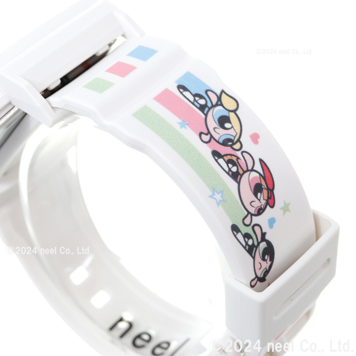 BABY-G+PLUS カシオ ベビーG レディース デジタル The Powerpuff Girls コラボ 限定モデル 腕時計 BGD-10KPP-7JR ベイビージープラス パワーパフ ガールズ 時計ホルダー付属【2024 新作】