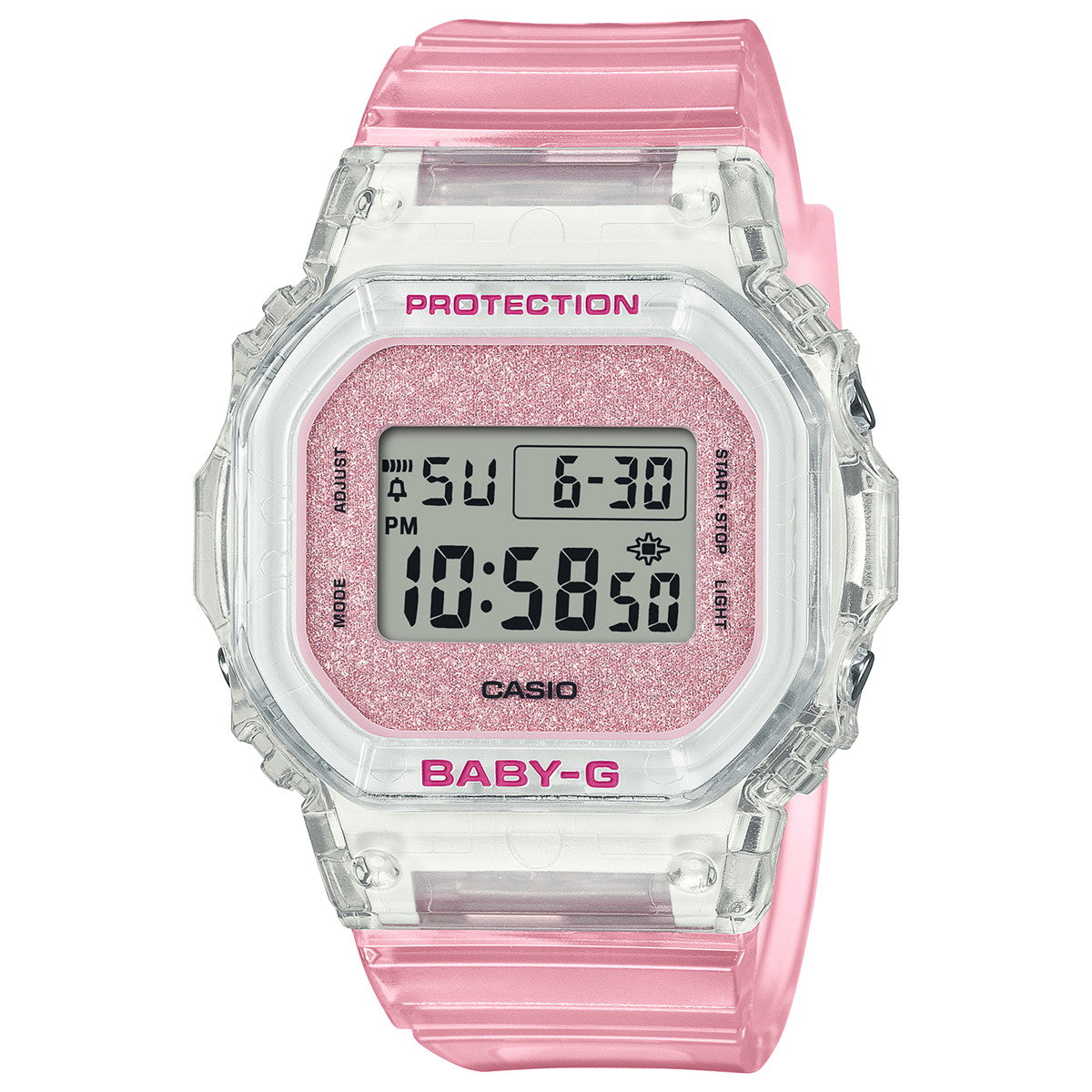 BABY-G カシオ ベビーG レディース 限定モデル デジタル 腕時計 BGD-565GC-4JF ピンクスケルトン【2025 新作】