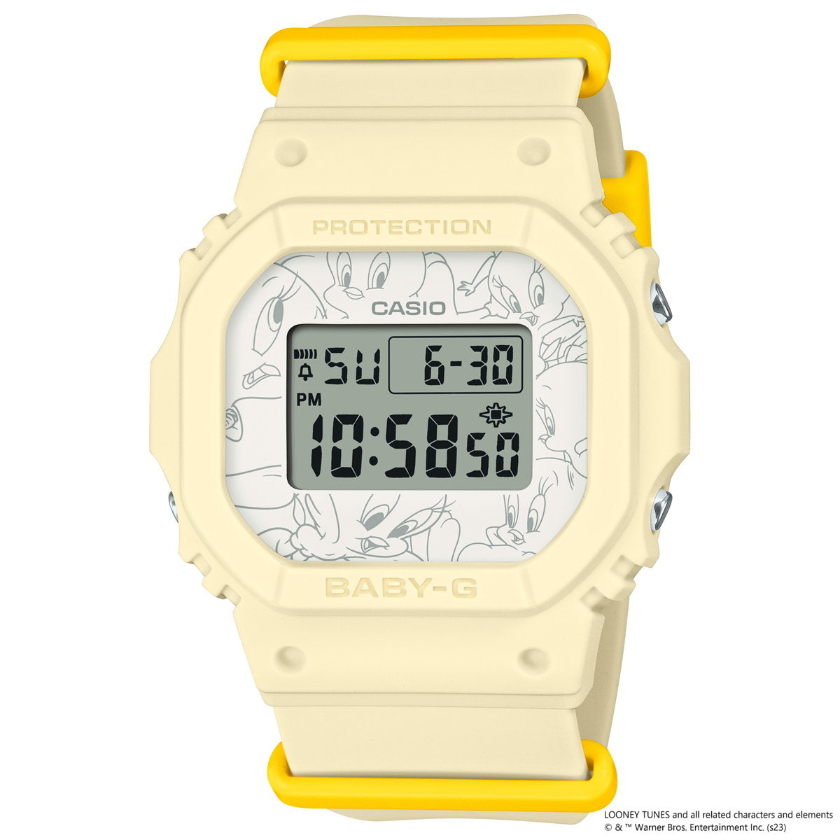 BABY-G カシオ ベビーG TWEETY コラボ 限定モデル レディース 腕時計 BGD-565TW-5JR LOONEY TUNES トゥイーティー