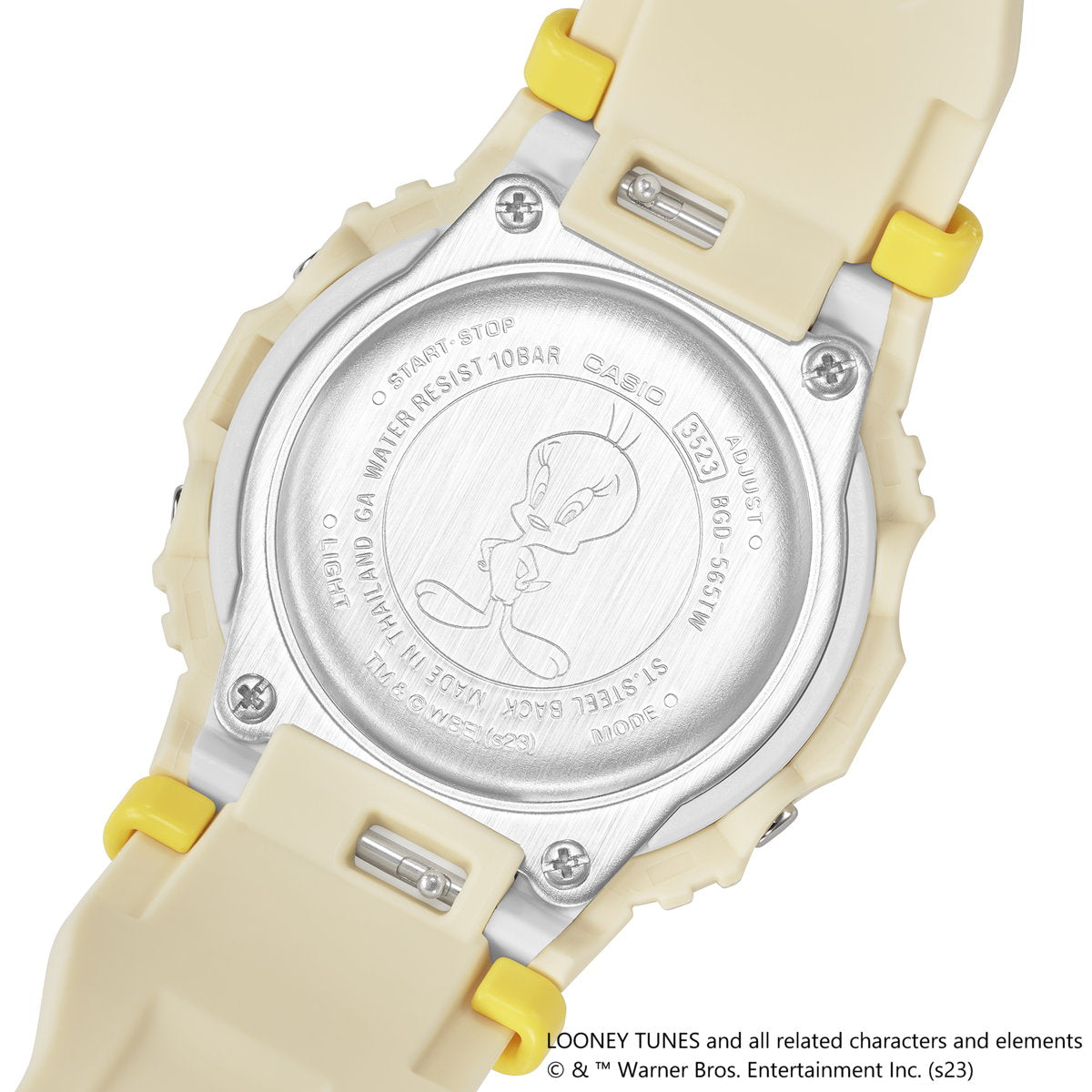 BABY-G カシオ ベビーG TWEETY コラボ 限定モデル レディース 腕時計 BGD-565TW-5JR LOONEY TUNES トゥイーティー