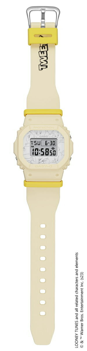 BABY-G カシオ ベビーG TWEETY コラボ 限定モデル レディース 腕時計 BGD-565TW-5JR LOONEY TUNES トゥイーティー