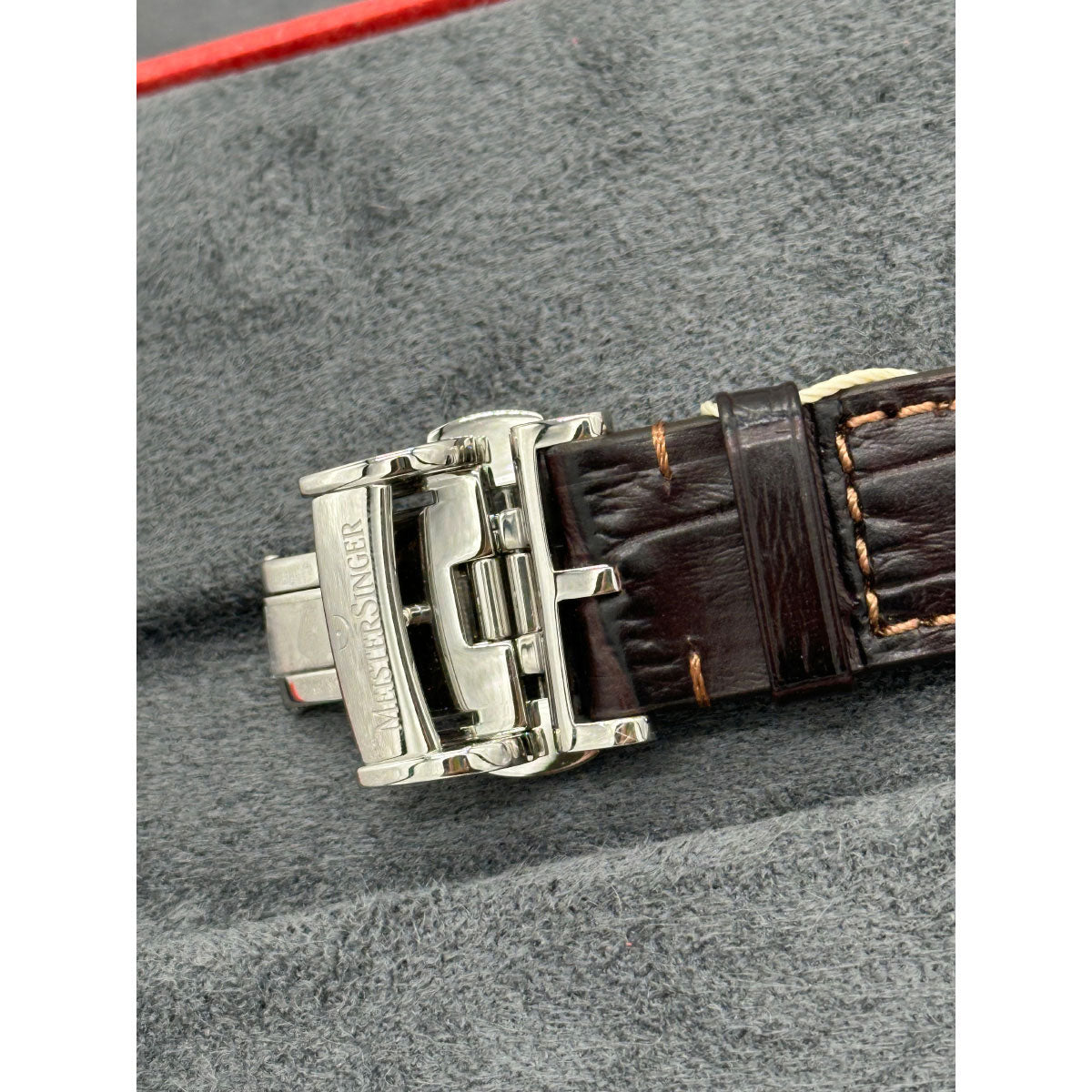 マイスタージンガー MeisterSinger ベルホーラ ブラック&ゴールド 43mm Bell Hora Black with gold 自動巻き 腕時計 メンズ BHO902G