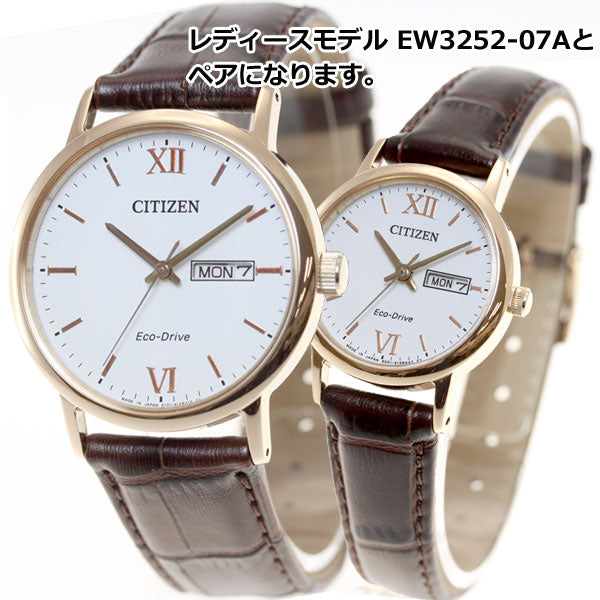 シチズン コレクション CITIZEN COLLECTION エコドライブ ソーラー 腕時計 メンズ ペアウォッチ デイデイト BM9012-02A