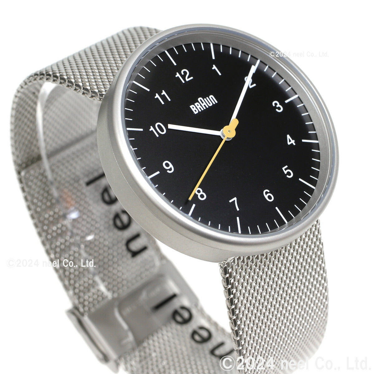 BRAUN ブラウン 腕時計 メンズ レディース BN0021BKSLMHG ブラック×シルバー メッシュ