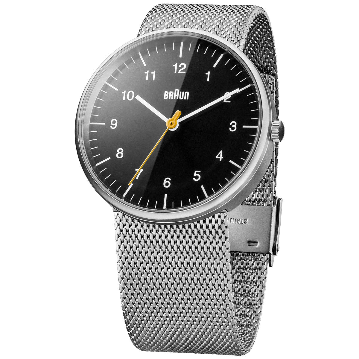 BRAUN ブラウン 腕時計 メンズ レディース BN0021BKSLMHG ブラック×シルバー メッシュ