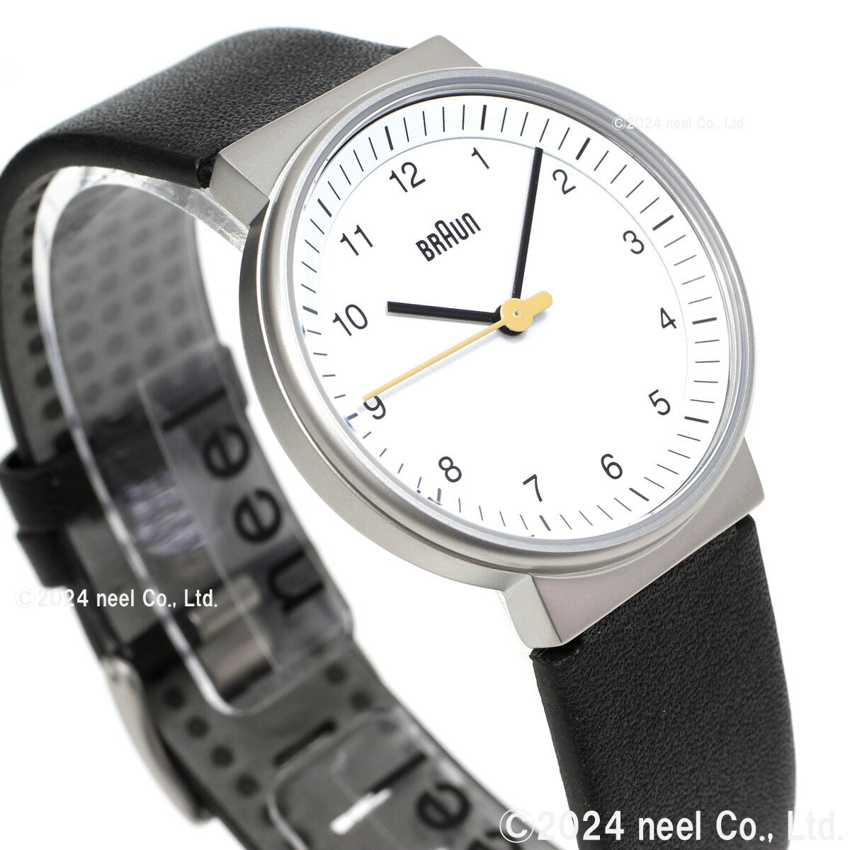 BRAUN ブラウン 腕時計 メンズ レディース BN0031WHBKL ホワイト×ブラック レザー