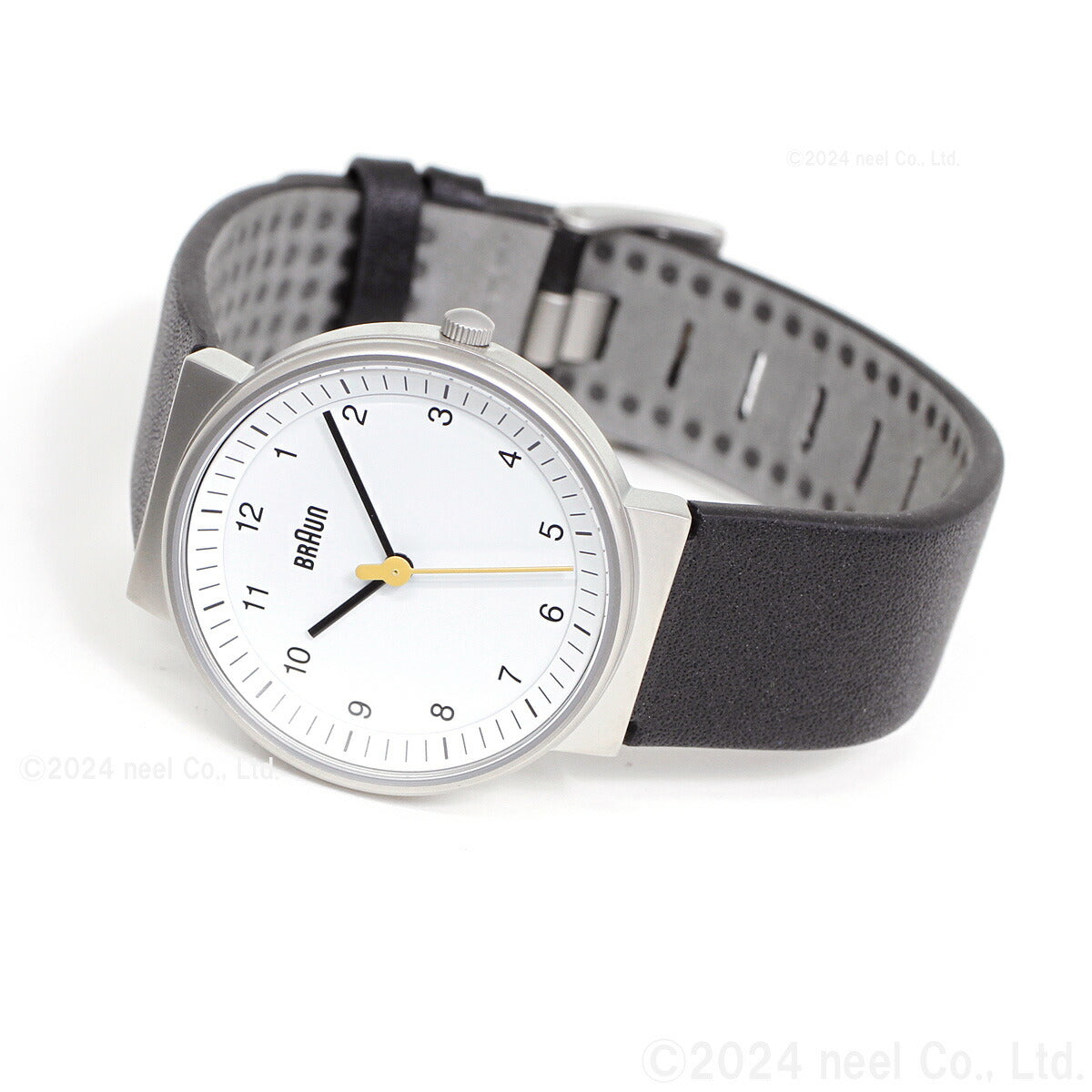 BRAUN ブラウン 腕時計 メンズ レディース BN0031WHBKL ホワイト×ブラック レザー