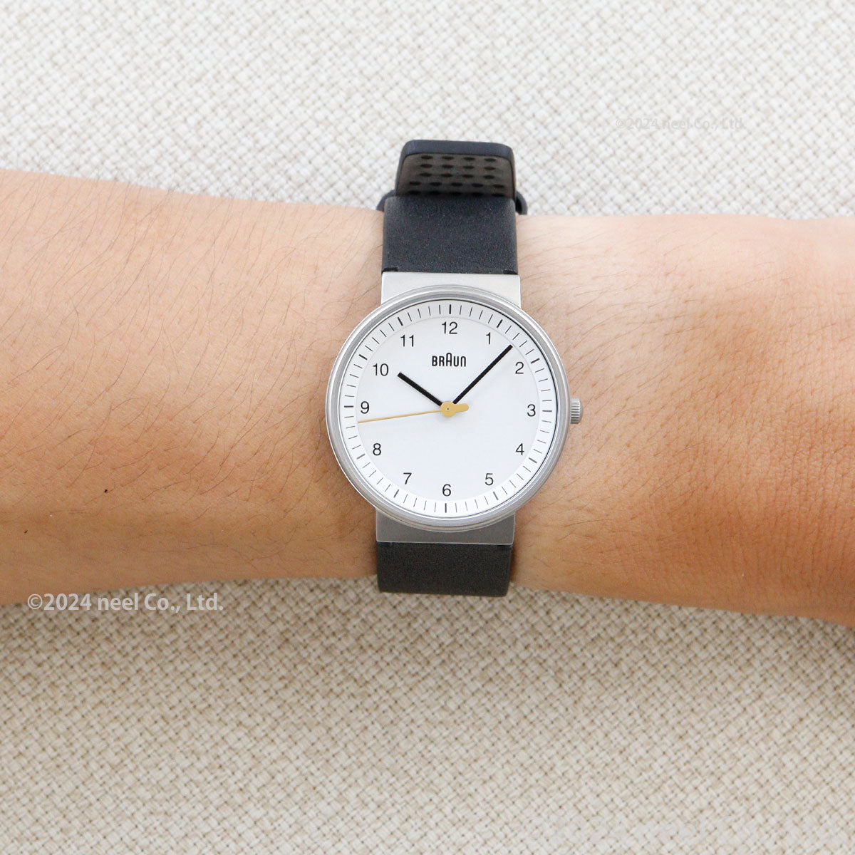 BRAUN ブラウン 腕時計 メンズ レディース BN0031WHBKL ホワイト×ブラック レザー