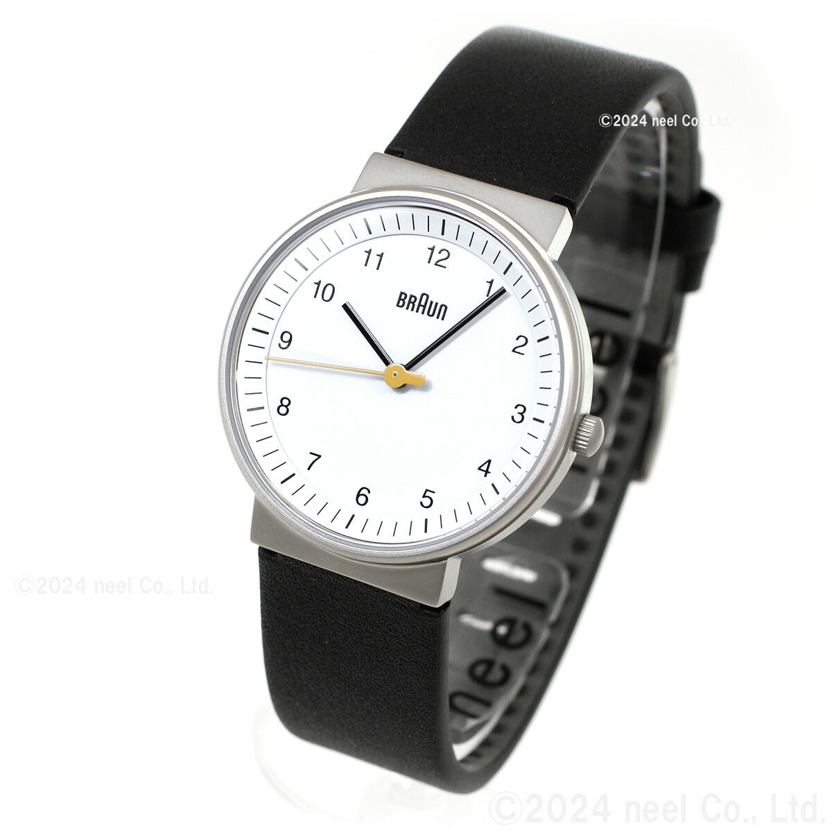 BRAUN ブラウン 腕時計 メンズ レディース BN0031WHBKL ホワイト×ブラック レザー