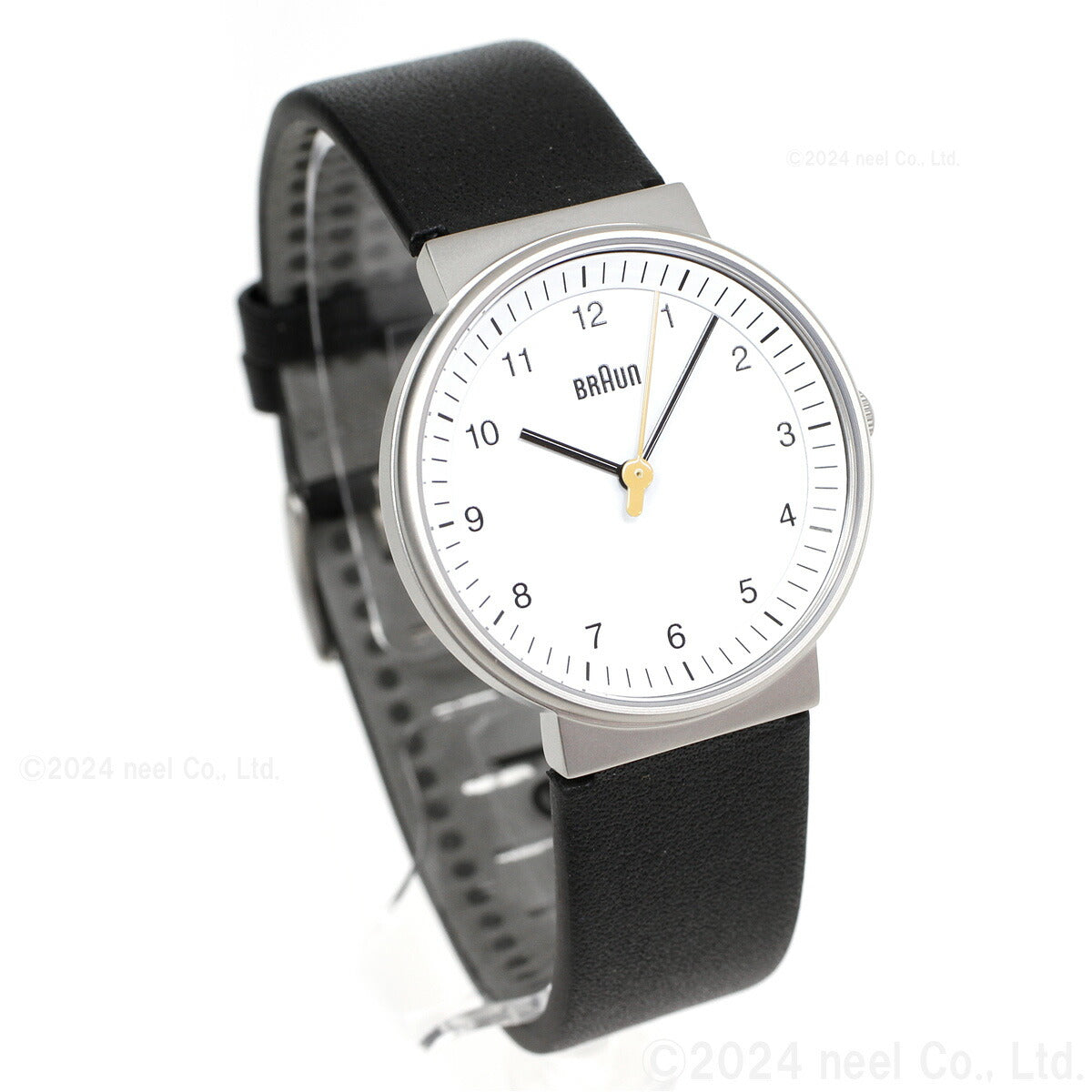 BRAUN ブラウン 腕時計 メンズ レディース BN0031WHBKL ホワイト×ブラック レザー