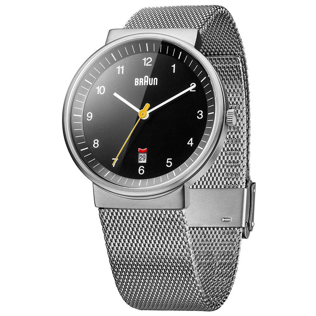 BRAUN ブラウン 腕時計 メンズ レディース BN0032BKSLMHG ブラック×シルバー メッシュ