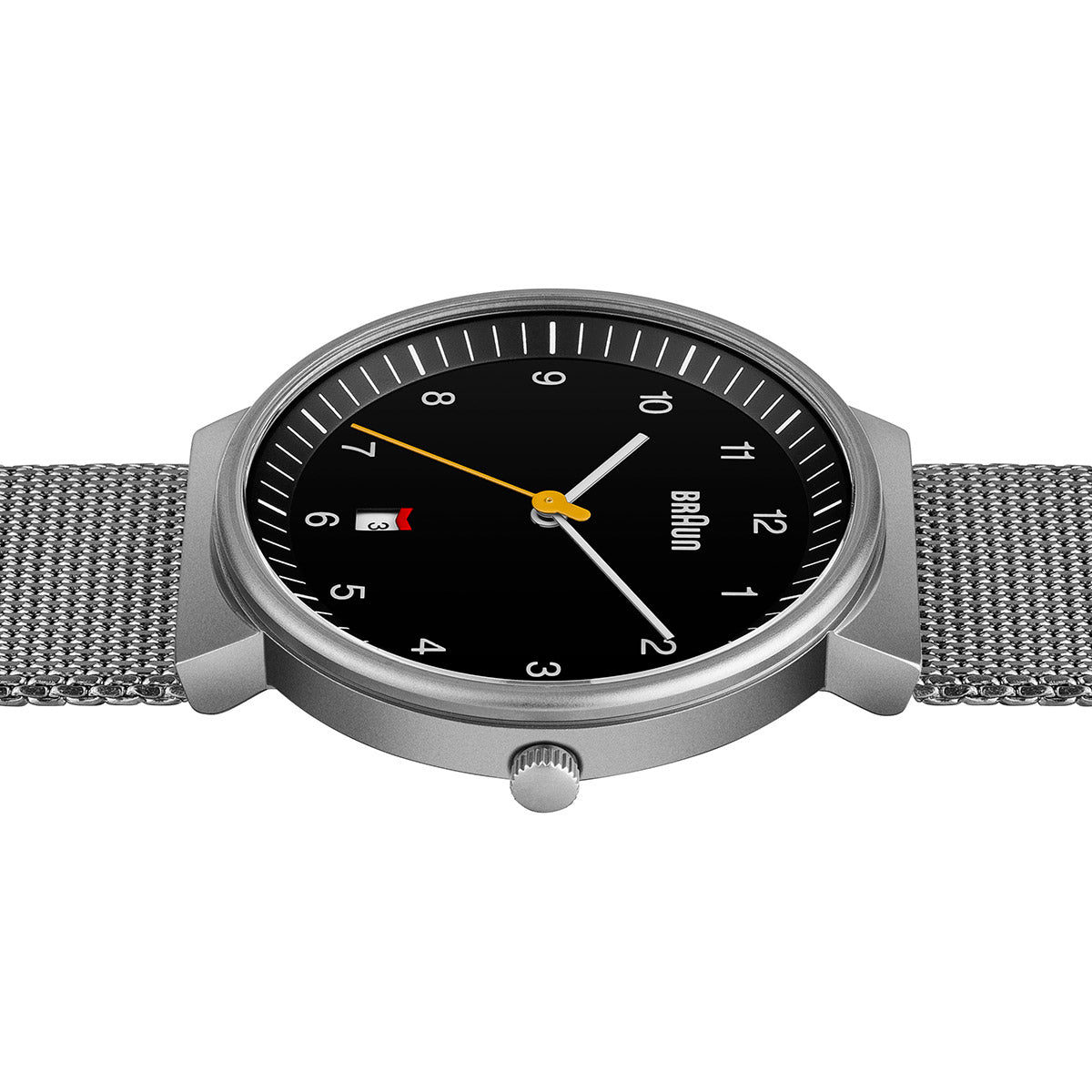 BRAUN ブラウン 腕時計 メンズ レディース BN0032BKSLMHG ブラック×シルバー メッシュ