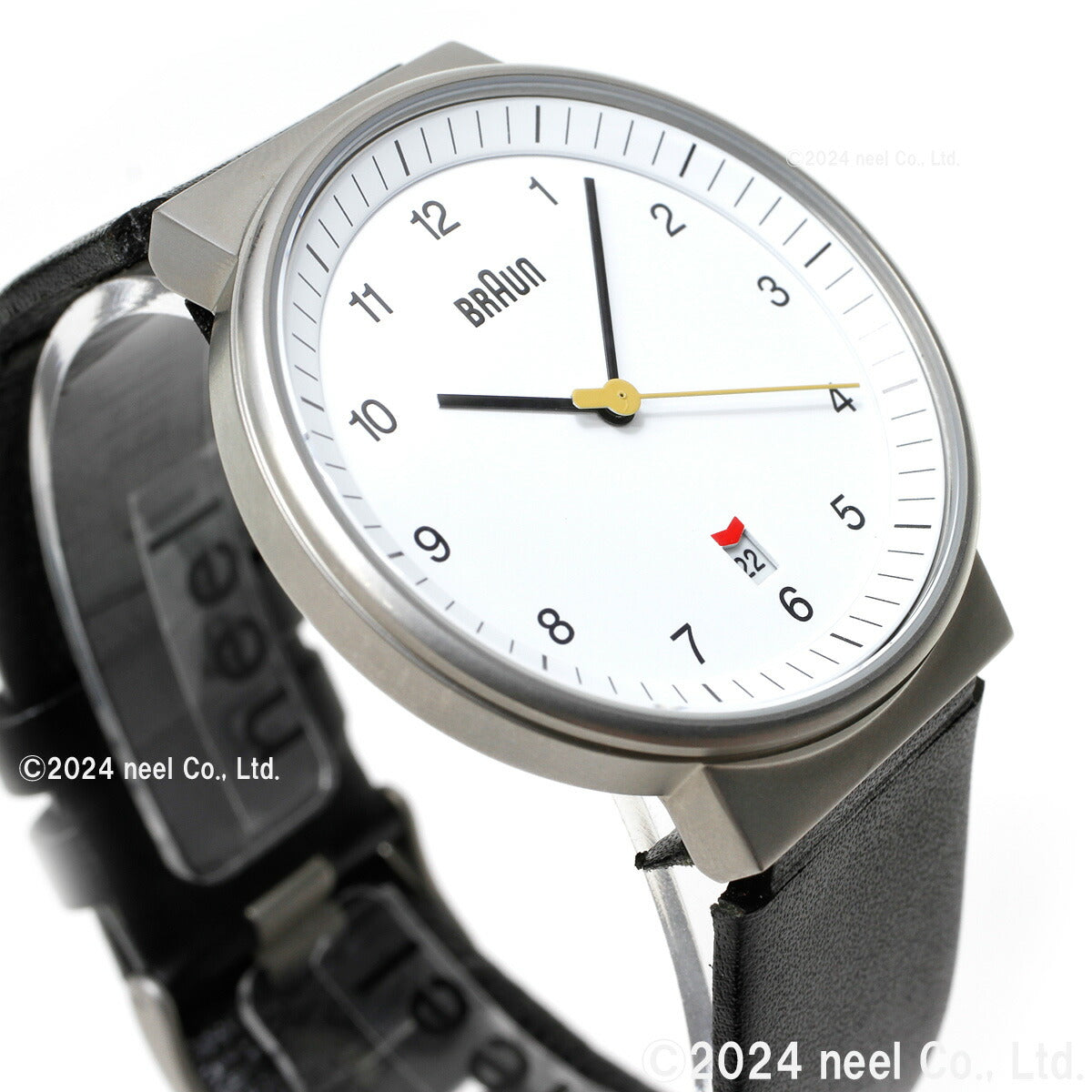 BRAUN ブラウン 腕時計 メンズ レディース BN0032WHBKG ホワイト×ブラック レザー