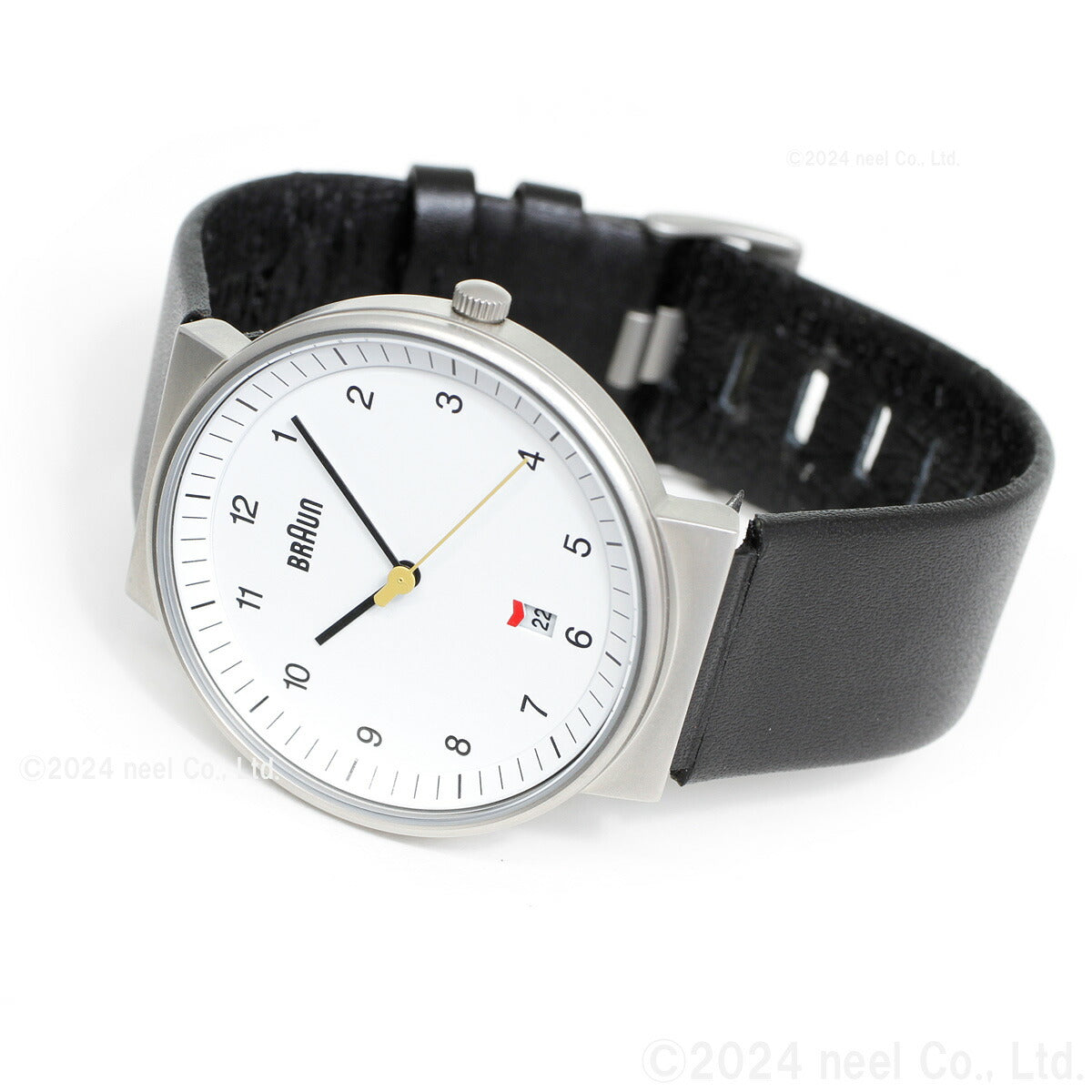 BRAUN ブラウン 腕時計 メンズ レディース BN0032WHBKG ホワイト×ブラック レザー