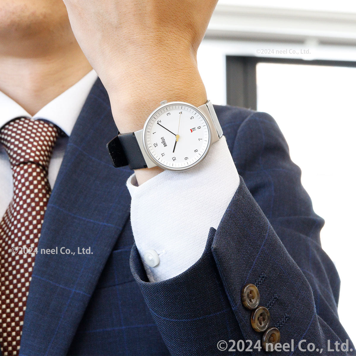 BRAUN ブラウン 腕時計 メンズ レディース BN0032WHBKG ホワイト×ブラック レザー