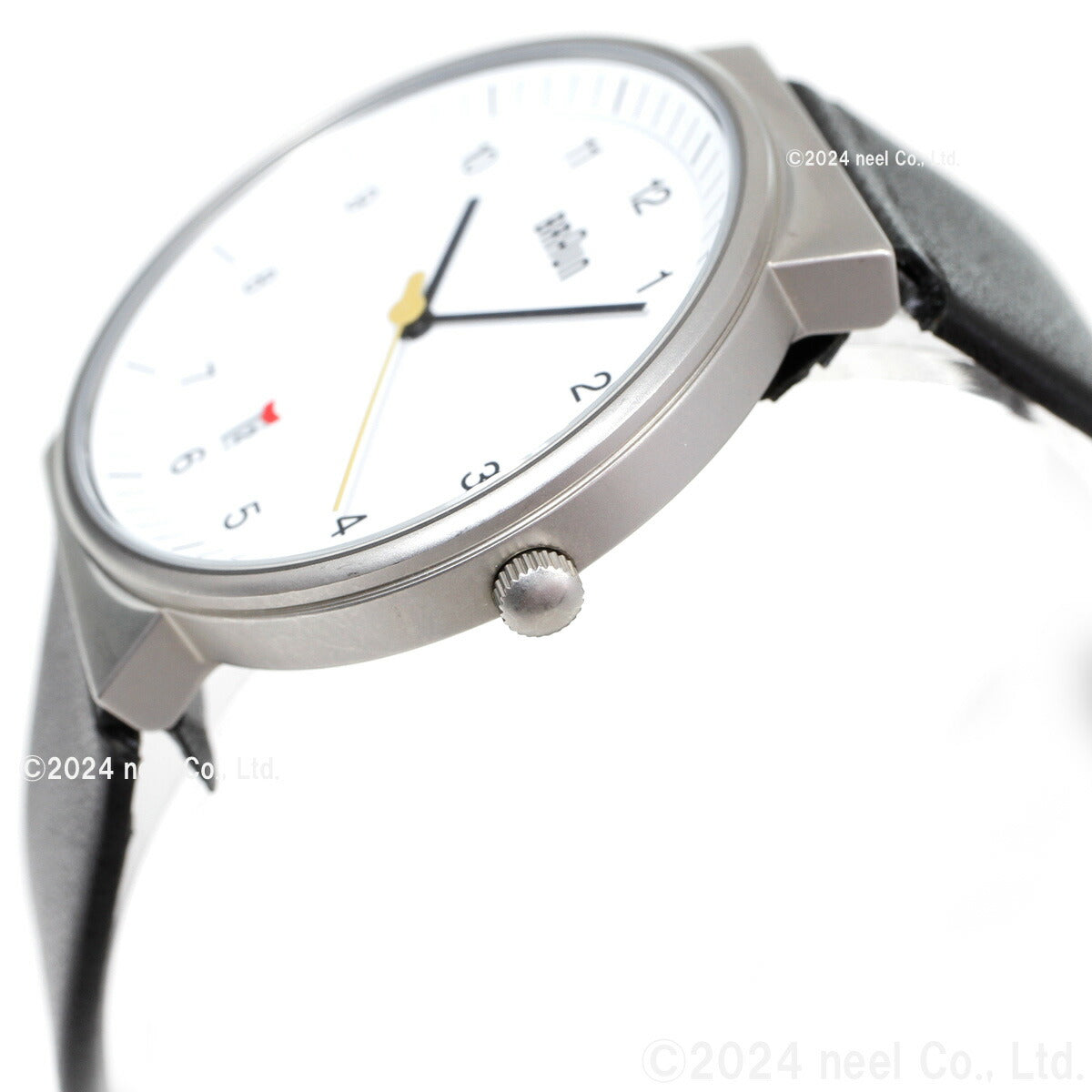 BRAUN ブラウン 腕時計 メンズ レディース BN0032WHBKG ホワイト×ブラック レザー