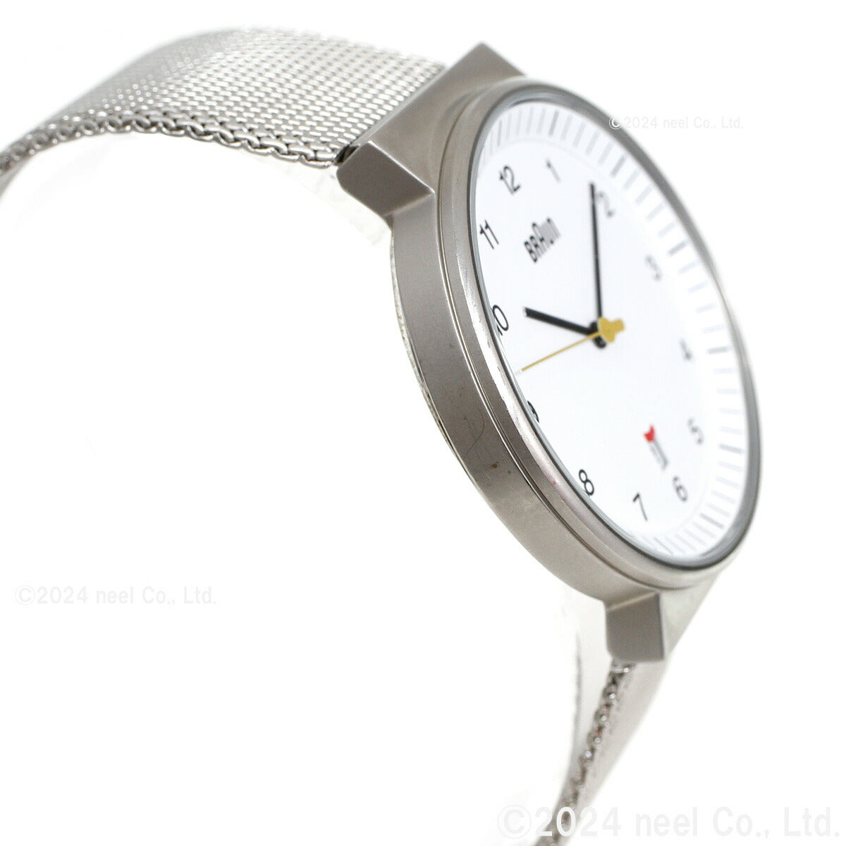 BRAUN ブラウン 腕時計 メンズ レディース BN0032WHSLMHG ホワイト×シルバー メッシュ