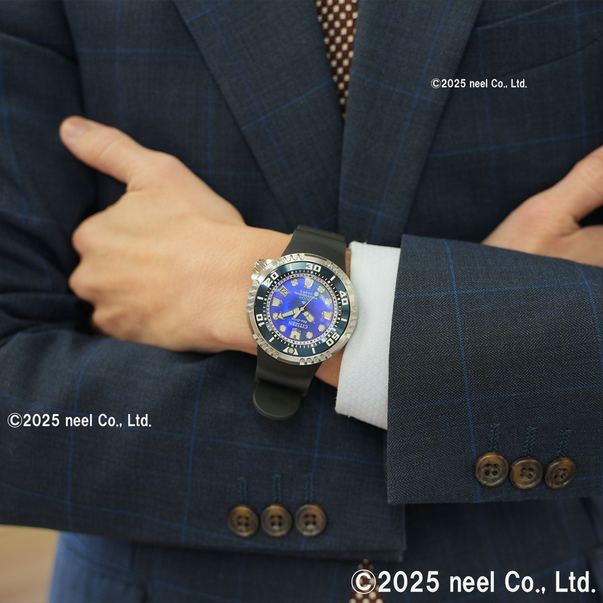 シチズン プロマスター マリン エコドライブ 限定モデル 腕時計 メンズ BN1025-08L CITIZEN PROMASTER MARINE UNITE with BLUE 替えバンド付属【2025 新作】