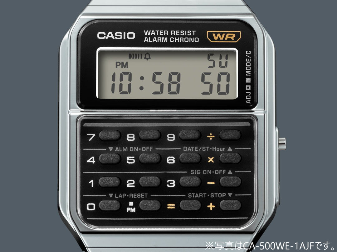 カシオ CASIO CLASSIC 限定モデル デジタル 腕時計 CA-500WEG-1AJF 電卓デザイン ゴールド