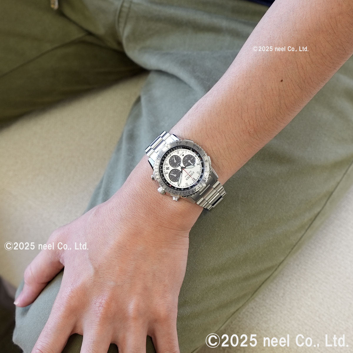 シチズン プロマスター スカイ CITIZEN PROMASTER SKY エコドライブ 電波時計 腕時計 メンズ CA4660-61A シルバー【2025 新作】