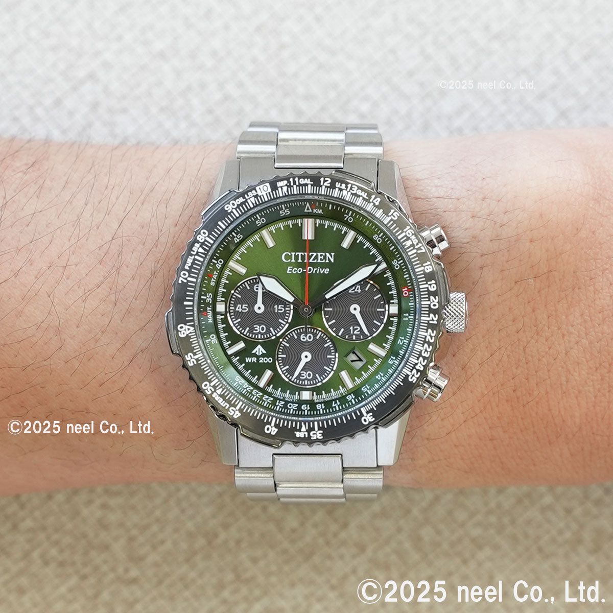 シチズン プロマスター スカイ CITIZEN PROMASTER SKY エコドライブ 電波時計 腕時計 メンズ CA4664-60W カーキ【2025 新作】