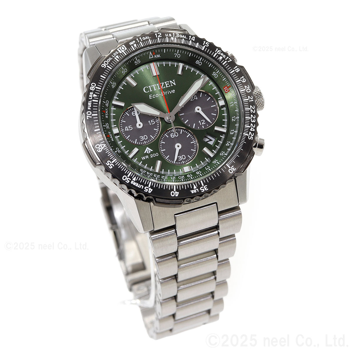 シチズン プロマスター スカイ CITIZEN PROMASTER SKY エコドライブ 電波時計 腕時計 メンズ CA4664-60W カーキ【2025 新作】