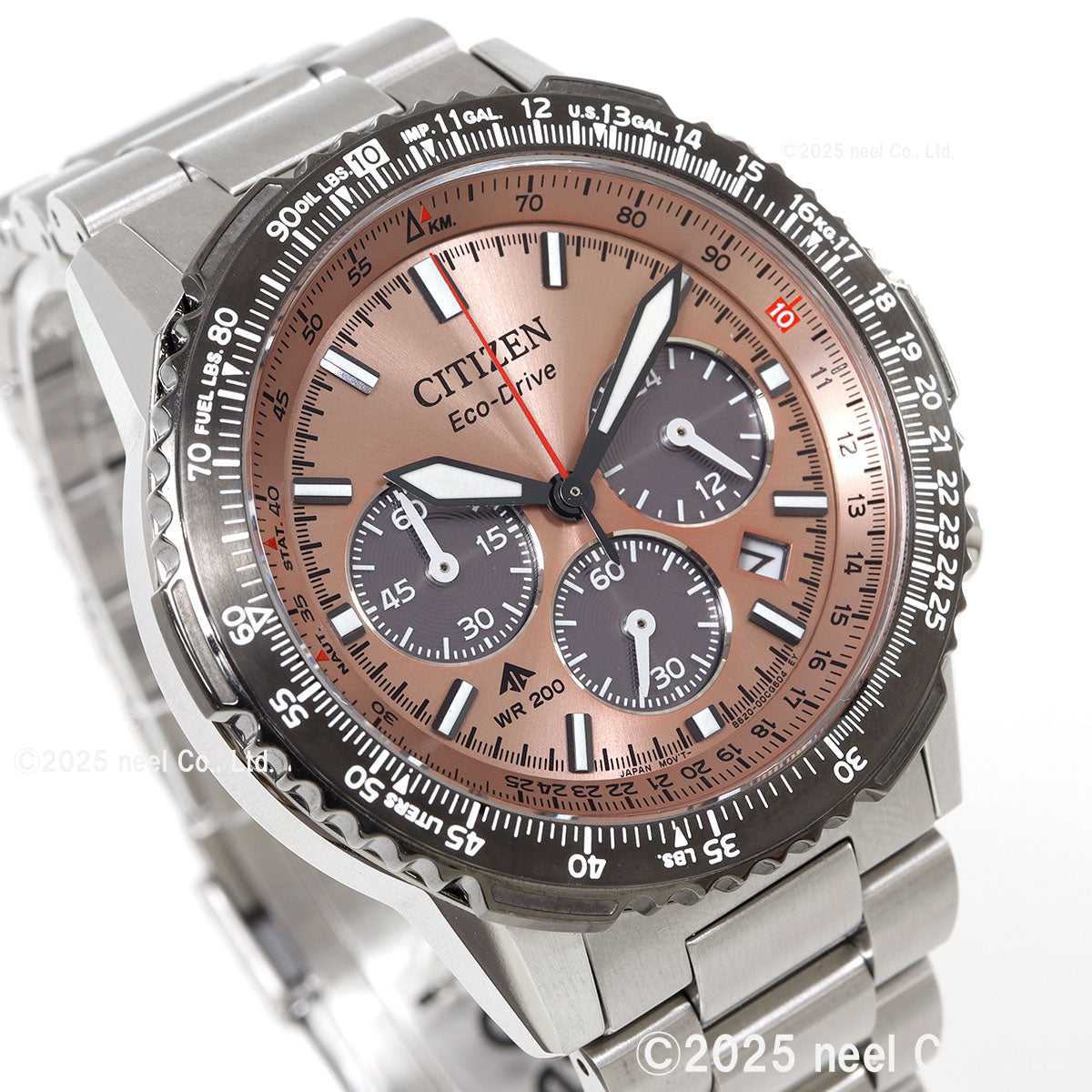 シチズン プロマスター スカイ CITIZEN PROMASTER SKY エコドライブ 電波時計 腕時計 メンズ CA4664-60X サーモン【2025 新作】