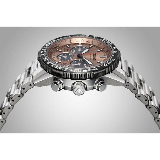 シチズン プロマスター スカイ CITIZEN PROMASTER SKY エコドライブ 電波時計 腕時計 メンズ CA4664-60X サーモン【2025 新作】