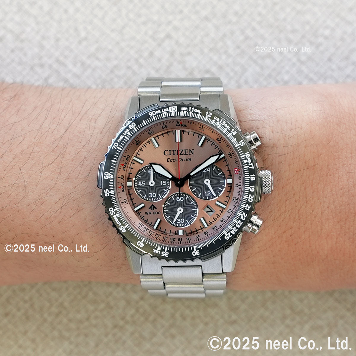 シチズン プロマスター スカイ CITIZEN PROMASTER SKY エコドライブ 電波時計 腕時計 メンズ CA4664-60X サーモン【2025 新作】