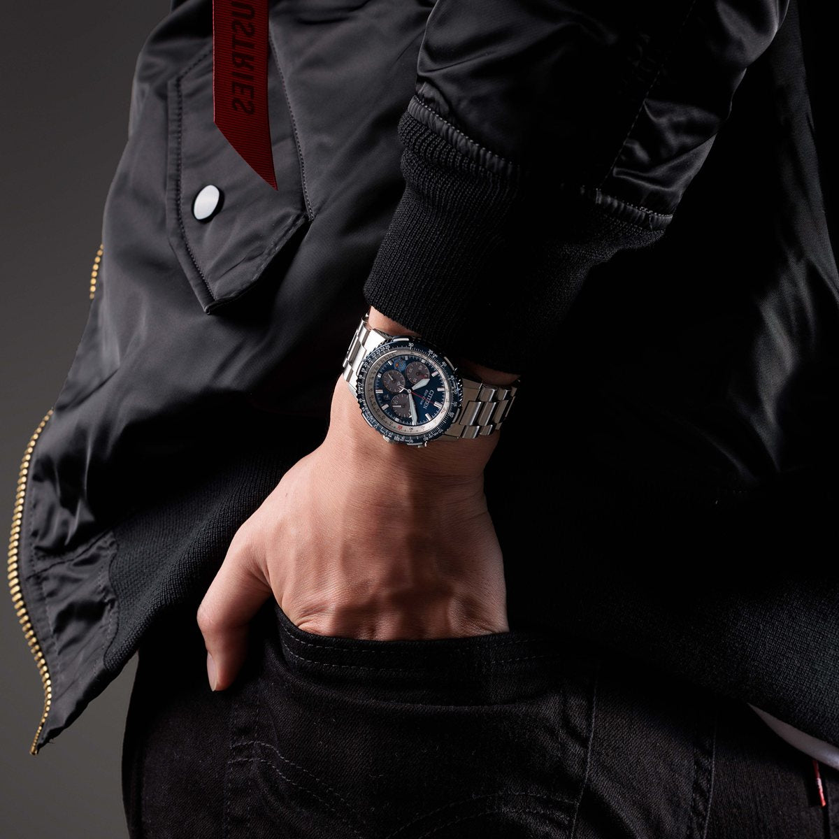 シチズン プロマスター スカイ CITIZEN PROMASTER SKY エコドライブ 電波時計 Blue Impulse 限定モデル 腕時計 メンズ CA4665-59L ブルーインパルス【2025 新作】