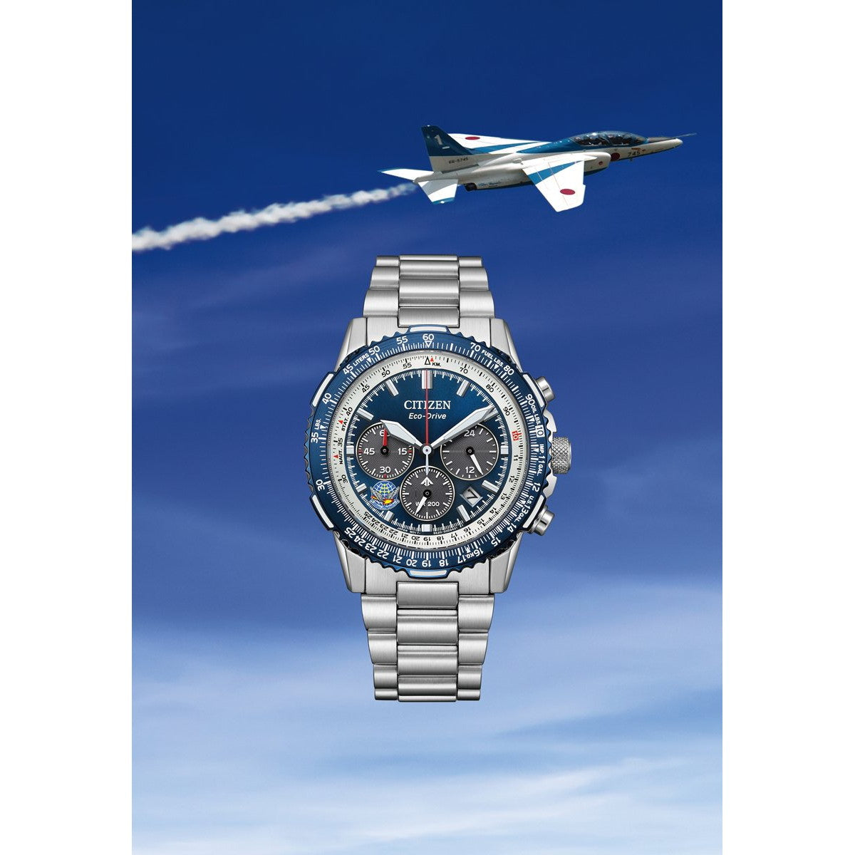 シチズン プロマスター スカイ CITIZEN PROMASTER SKY エコドライブ 電波時計 Blue Impulse 限定モデル 腕時計 メンズ CA4665-59L ブルーインパルス【2025 新作】