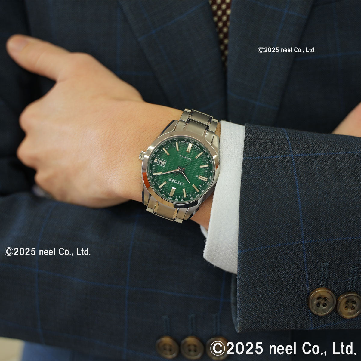 シチズンコレクション CITIZEN COLLECTION エコドライブ 電波時計 ダイレクトフライト 腕時計 メンズ CB0261-53W【2025 新作】